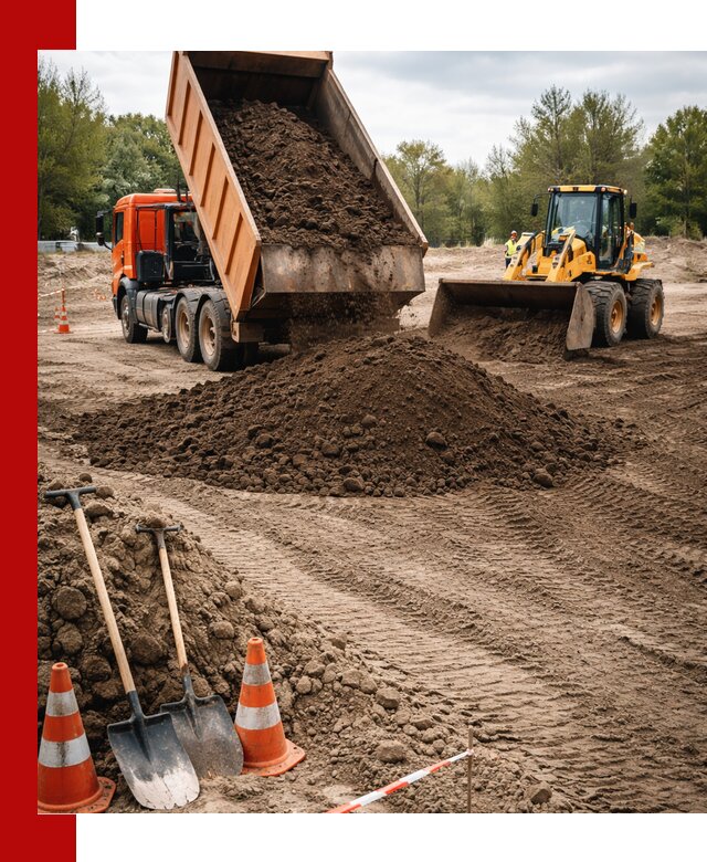 Поставка и доставка планировочного грунта в Киселёвске