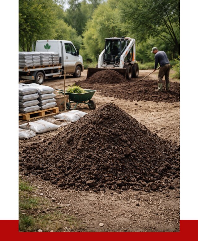 Грунт для озеленения с доставкой в Киселёвске от 1851 р. | ПРОНЕРУДКис