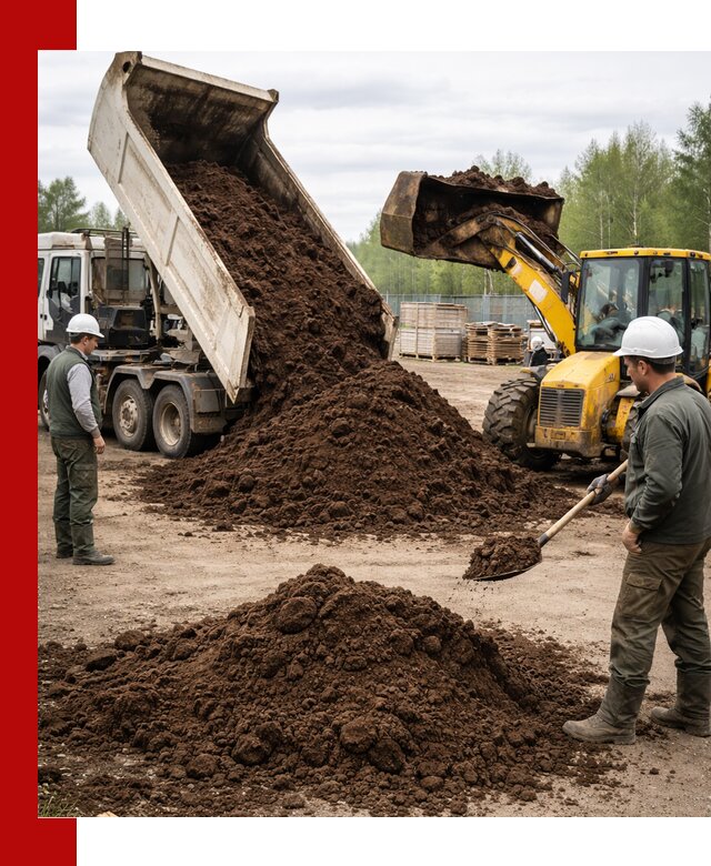 Доставка торфа оптом и в мешках в Киселёвске