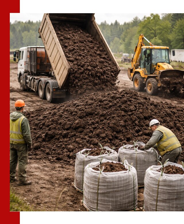 Доставка нейтрального торфа в Киселёвске оптом и в розницу