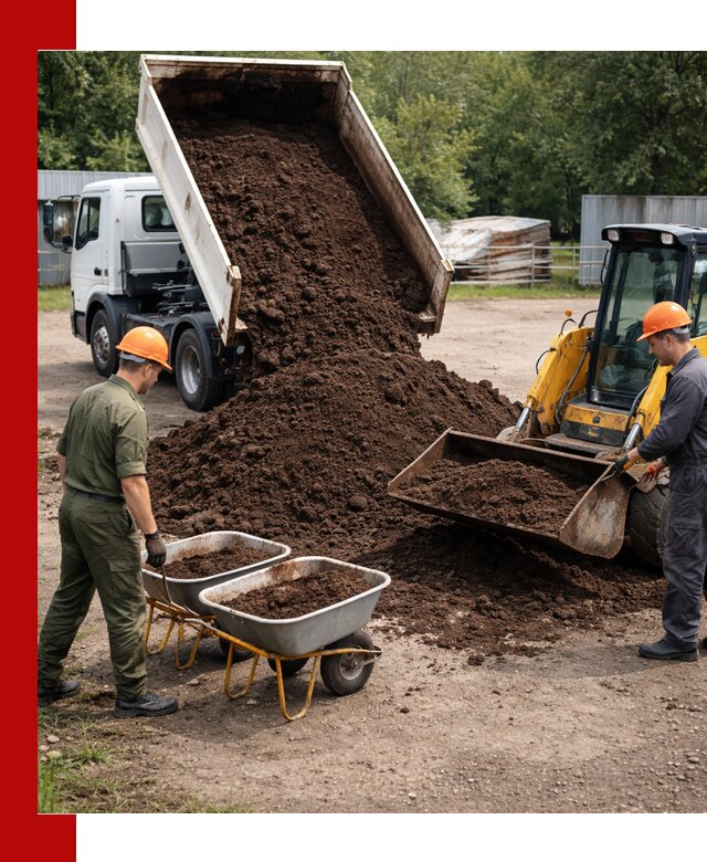 Доставка торфо-земляной смеси в Киселёвске для огорода и ландшафта