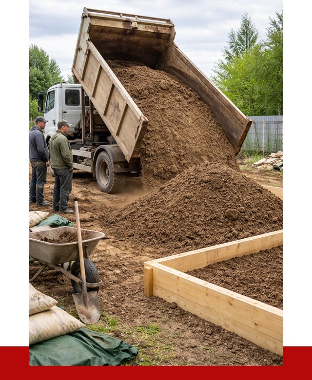 Торфо песчаная смесь в Киселёвске с доставкой от 1902 р. | ПРОНЕРУДКис