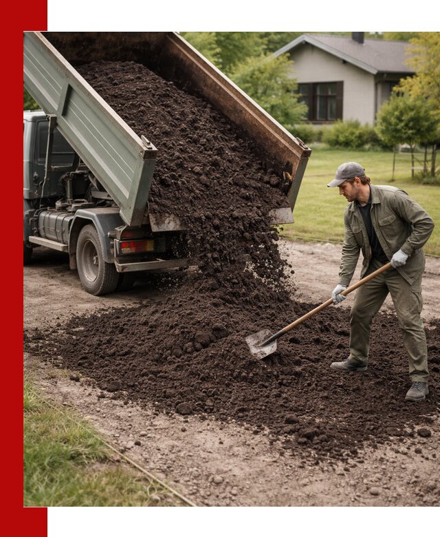 Чернозем для газона с доставкой в Киселёвске быстро и качественно