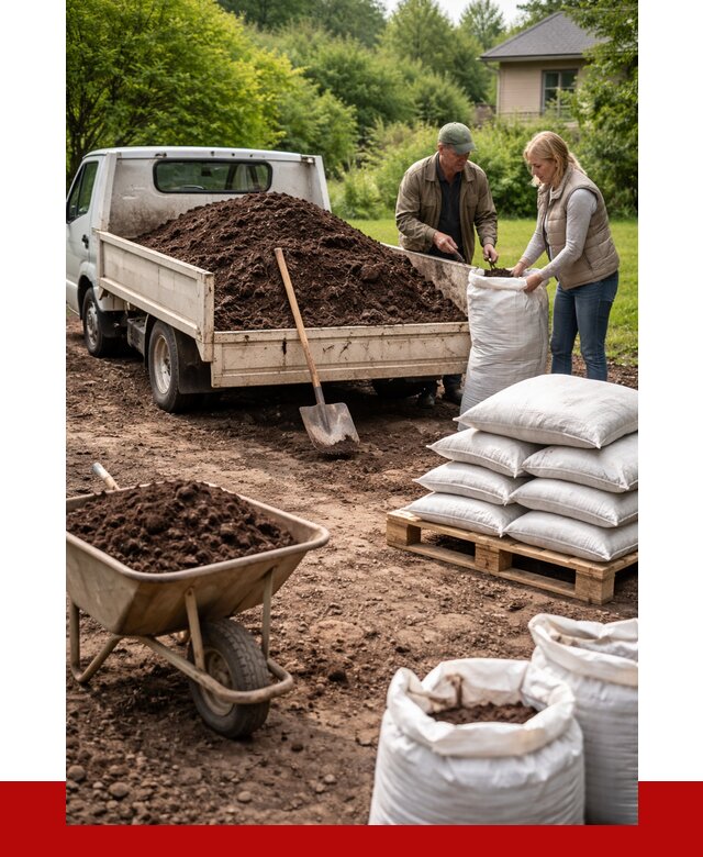 Перегной в мешках с доставкой в Киселёвске от 2262 р. | ПРОНЕРУДКис