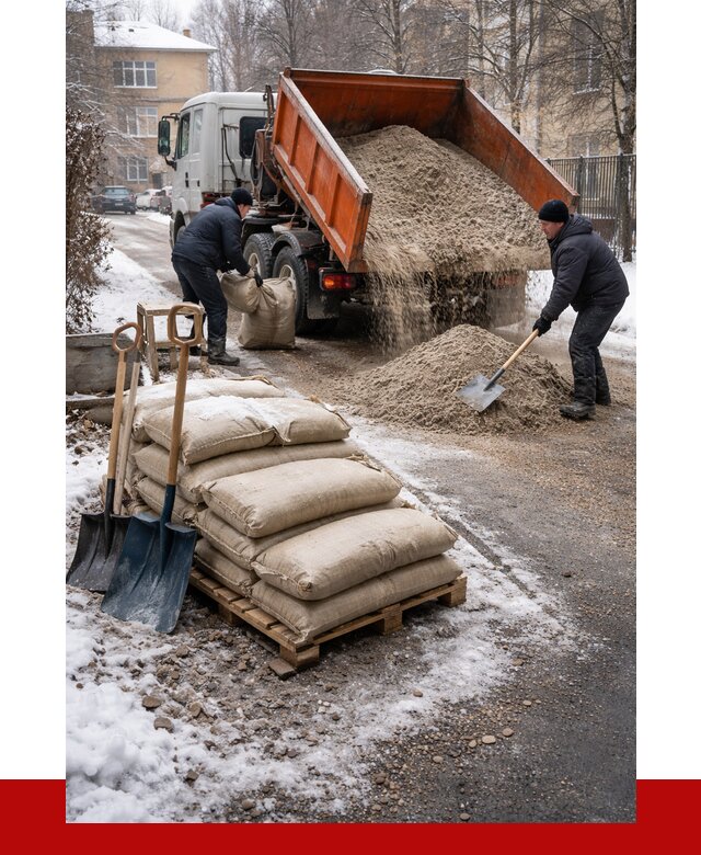 Противогололедные материалы оптом в Киселёвске от 4318 р. | ПРОНЕРУДКис