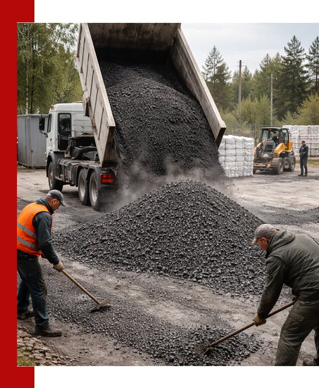 Доставка и продажа асфальтного гранулята в Киселёвске