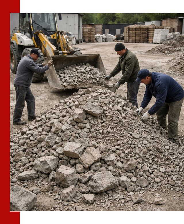 Демонтаж и вывоз бой бетона в Киселёвске