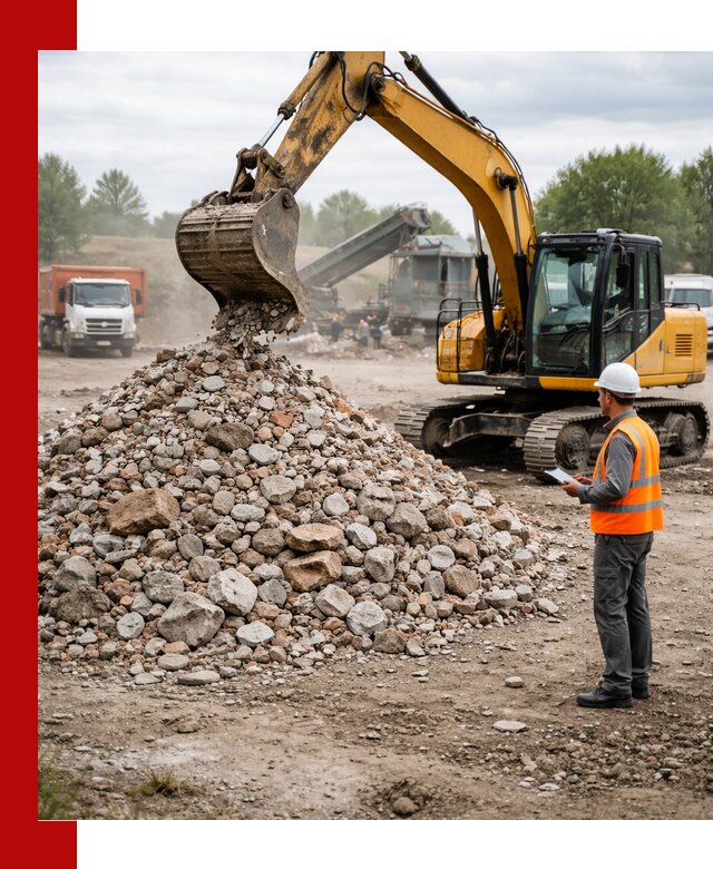 Доставка и вывоз строительного боя в Киселёвске