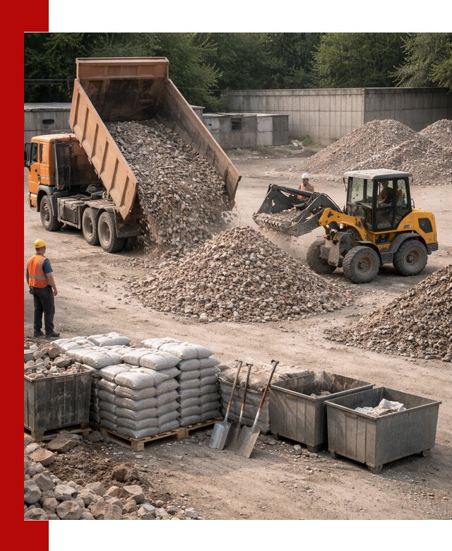 Вторичные материалы для отсыпки в Киселёвске — поставка и доставка