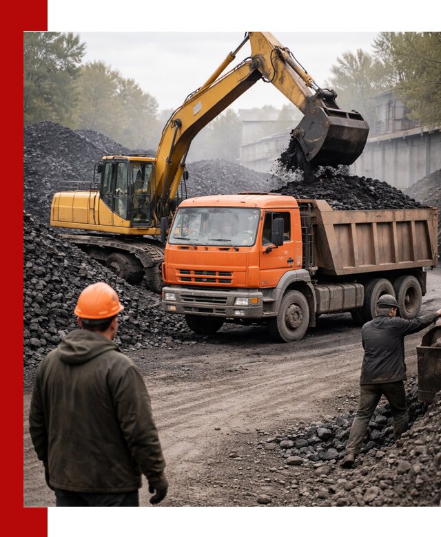 Доставка угля автотранспортом в Киселёвске быстро и выгодно