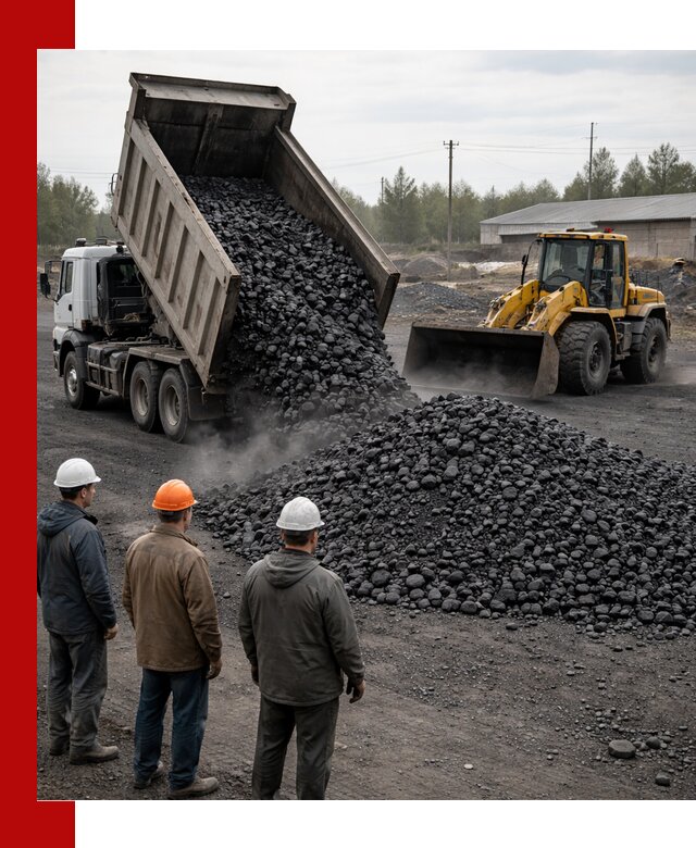 Доставка угля антрацита в Киселёвске с самосвалами и погрузкой