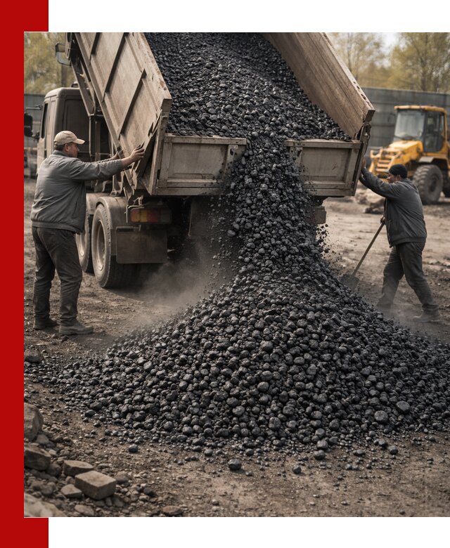 Доставка угля семечка самосвалами в Киселёвске