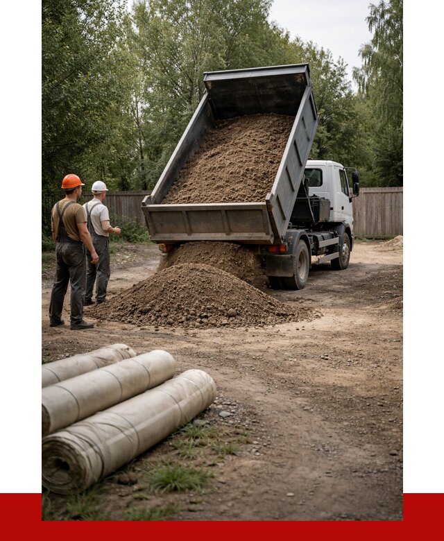 Доставка сыпучих материалов самосвалом в Киселёвск от 4318 р. | ПРОНЕРУДКис