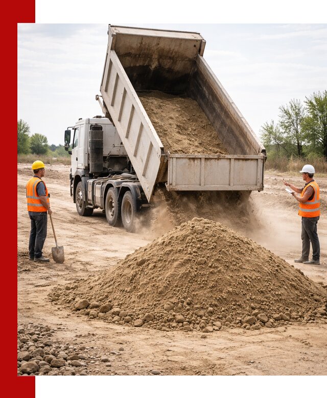 Доставка самосвалом 15 кубов в Киселёвске за город и по городу