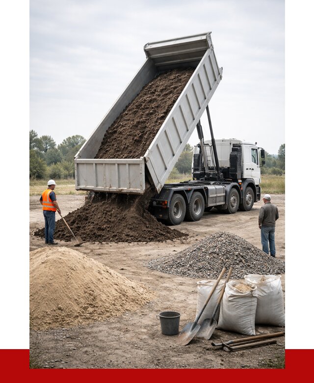 Доставка самосвалом 30 кубов в Киселёвске от 8739 р. | ПРОНЕРУДКис