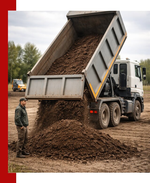 Аренда самосвала с водителем в Киселёвске для сыпучих грузов и навоза