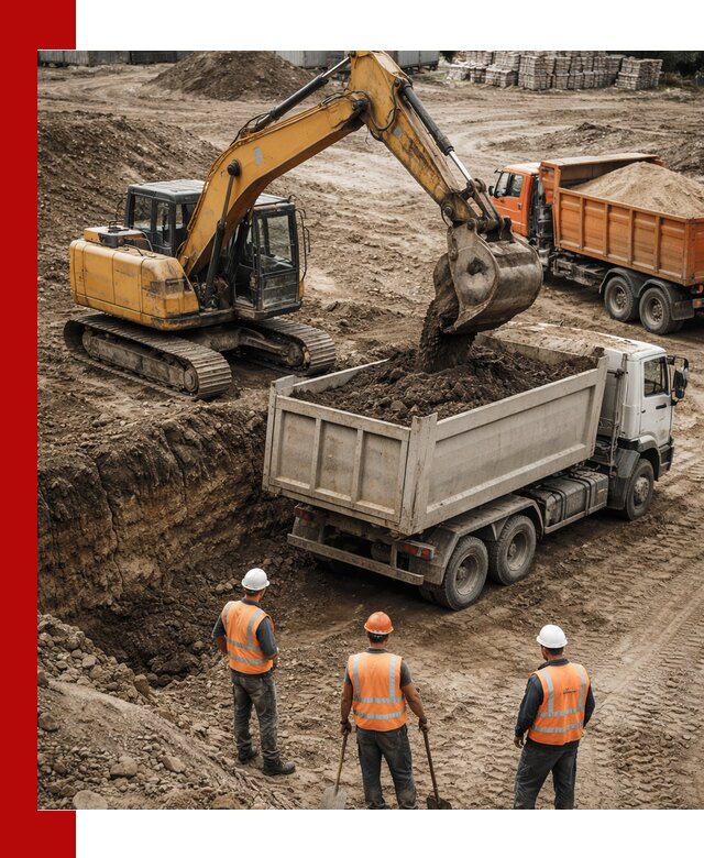 Разработка грунта для строительства и благоустройства в Киселёвске