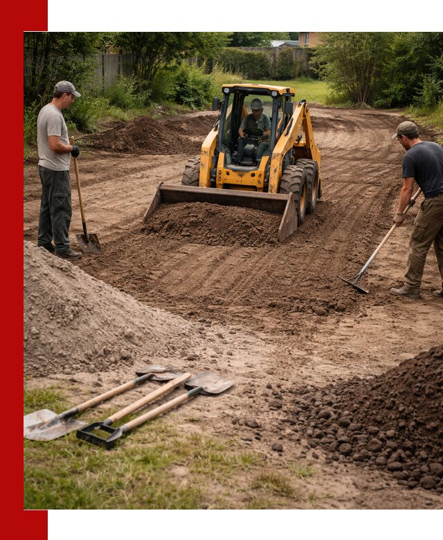 Планировка участка грунтом с вывозом и доставкой в Киселёвске