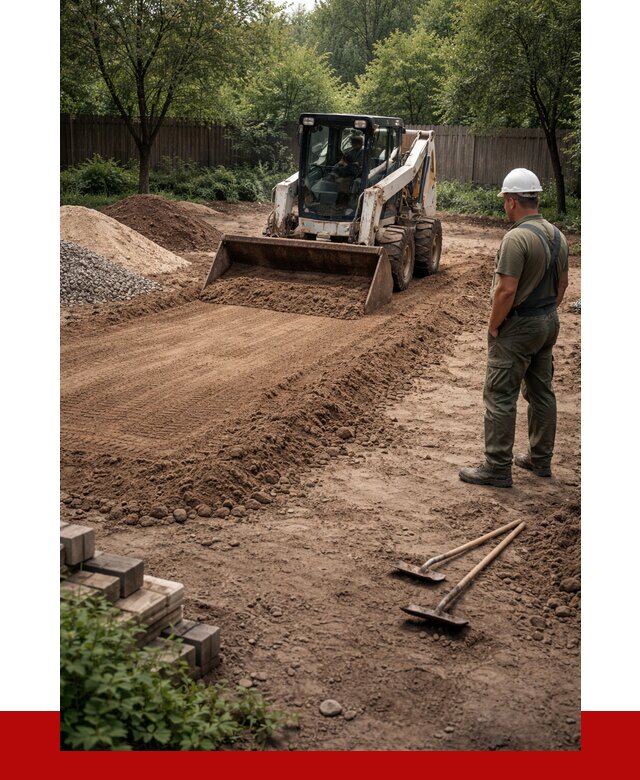 Выравнивание участка под ключ в Киселёвске от 3598 р. | ПРОНЕРУДКис